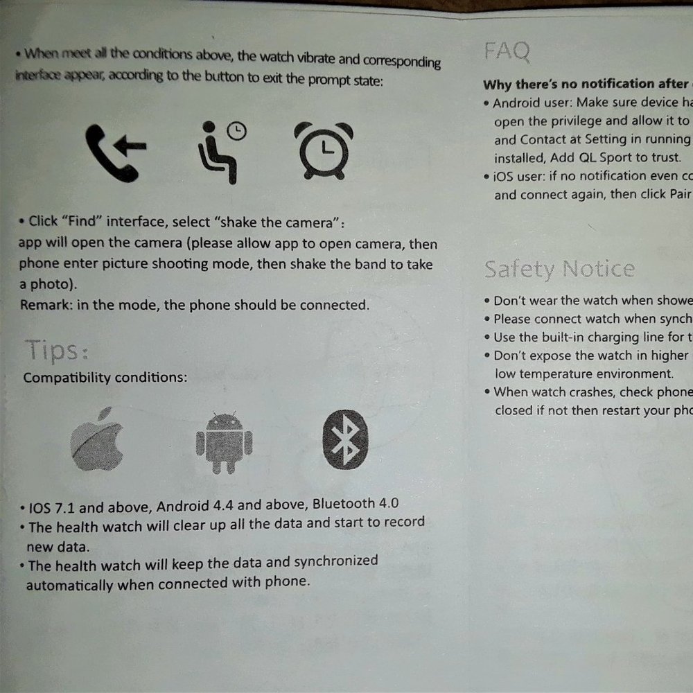 FITNESS TRACKER Smart Bracelet: Monitors Steps, Calories & More! - Bright Blue - Picture 14 of 15